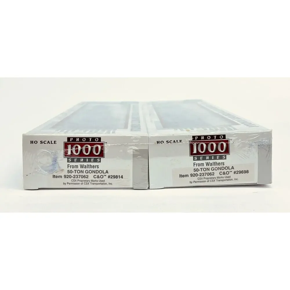 Walthers Proto 1000 C&O 50 Ton Drop Bottom Composite Gondola 2 Pack 920-237062